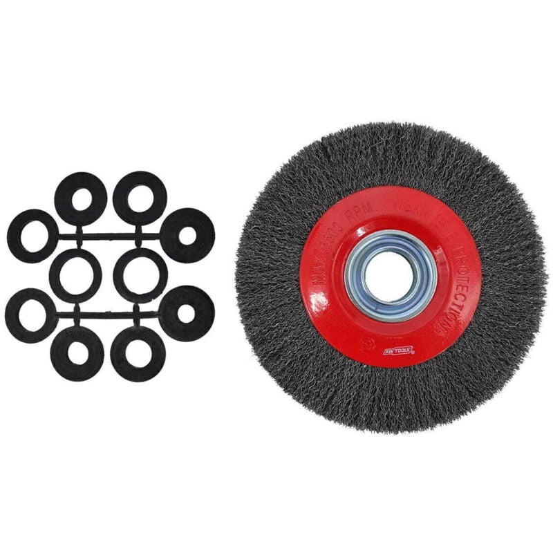 foto del prodotto spazzola a disco awtools 250mm foro 32mm
