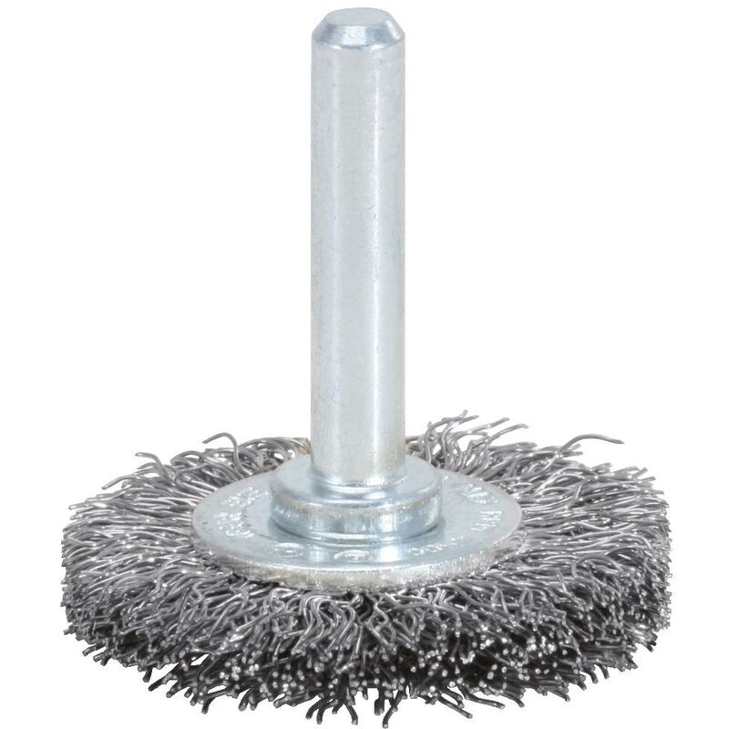 foto del prodotto spazzola a disco in filo d acciaio inox 0,3mm, 38mm