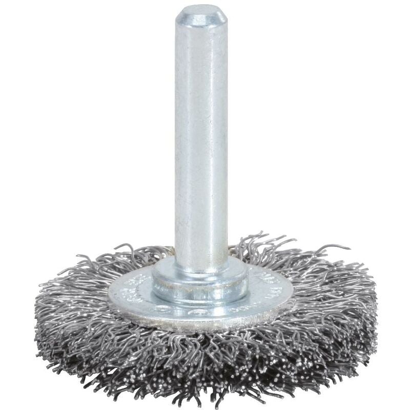 foto del prodotto spazzola a disco in filo d acciaio inox 0,3mm, 63mm