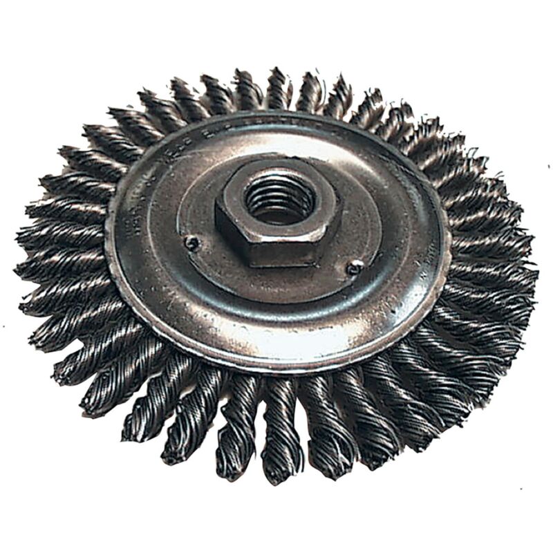 foto del prodotto spazzola a disco makita 100 mm 0,5 mm numero di ciuffi 22 m14