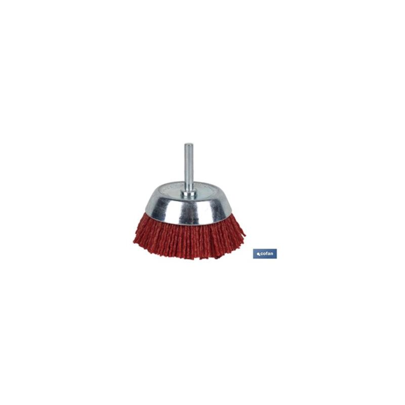 immagine 0 del prodotto spazzola a tazza 6 mm x 75 nylon
