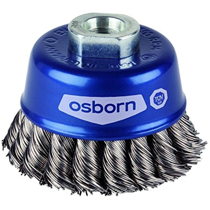 foto del prodotto spazzola a tazza per smerigliatrice angolare, 115 mm, diametro 65 mm, 1 pezzo, 6802608151 osborn