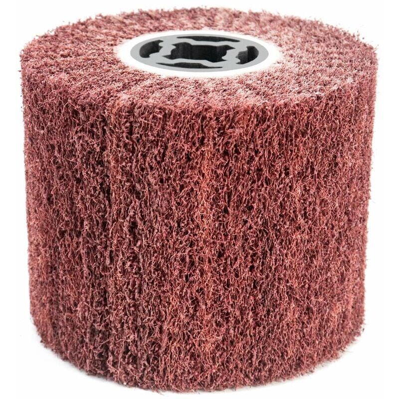 foto del prodotto spazzola abrasiva spazzola fibra sintetica per rinnovatore esterno, 120x100x19mm, grana 60