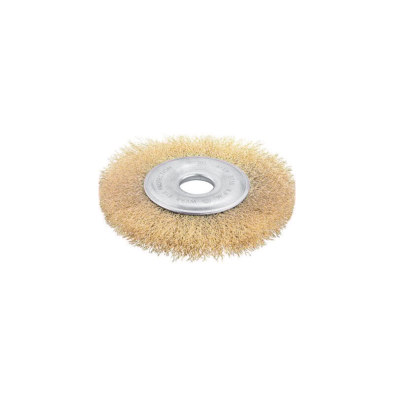 foto del prodotto spazzola acciaio circolare foro 770505 wokin mm 125 f.mm 22,2 4 pz
