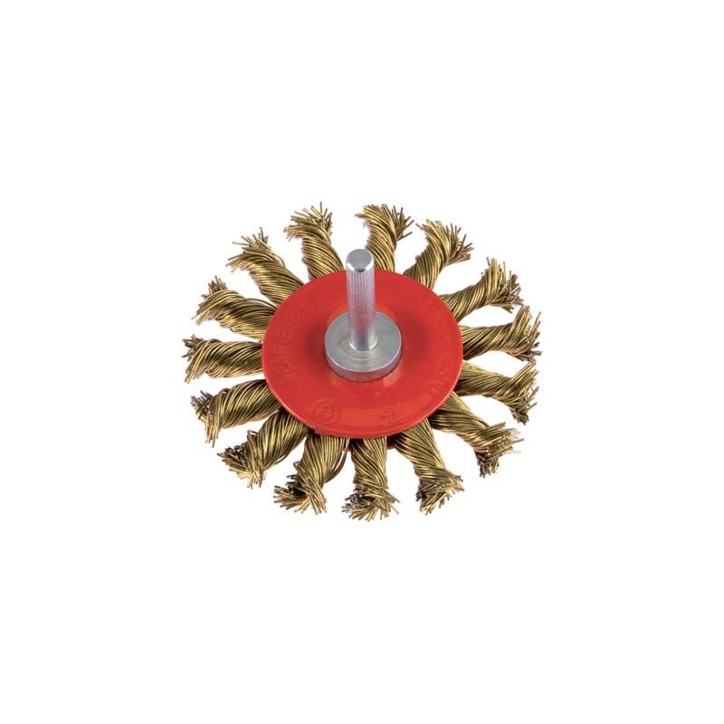 foto del prodotto spazzola acciaio ritorto circolare gambo pg 475.70 mm 100 g.mm 6x25