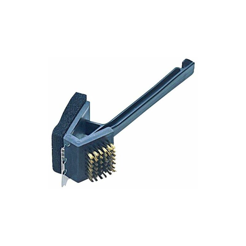 foto del prodotto spazzola barbecue multiuso campingaz setole ottone spugnetta abrasiva spatola
