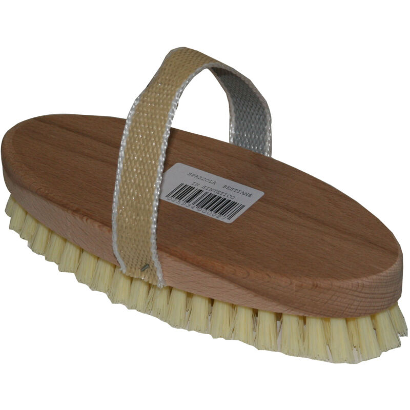foto del prodotto spazzola bruscone in pvc per strigliatura cavalli
