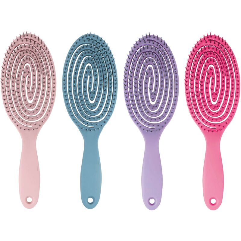 foto del prodotto spazzola capelli antinodo 4 colori assortiti