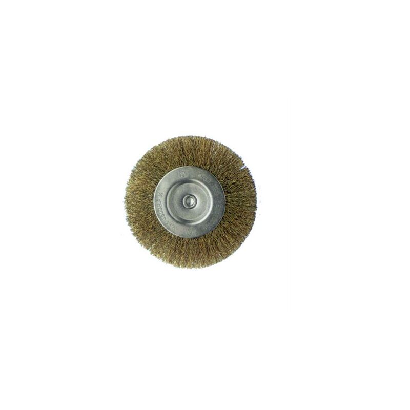 foto del prodotto spazzola circolare bellota 50807 50 brico filo ondulato in ottone
