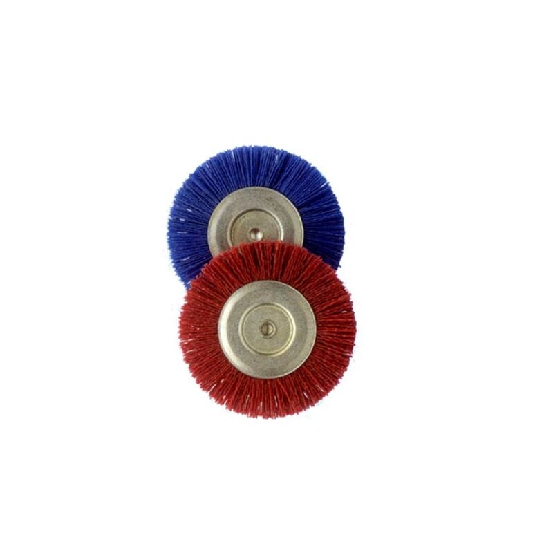 foto del prodotto spazzola circolare bellota 50825 75b nylon rosso grosso aperto