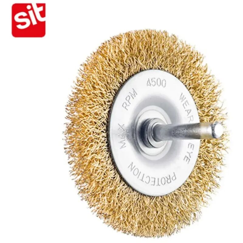 foto del prodotto spazzola circolare con gambo sit 100 mm