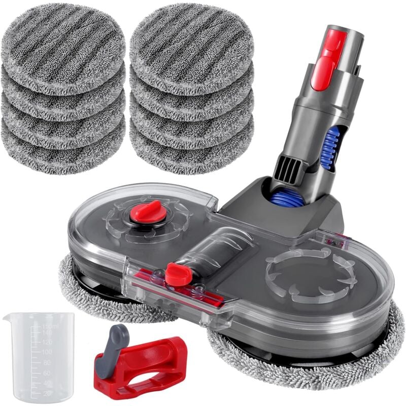 foto del prodotto spazzola compatibile con aspirapolvere dyson v10 v8 v7 v11 v15, testina elettrica per pulizia pavimenti duri e moquette