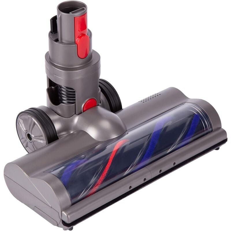 foto del prodotto spazzola compatibile con aspirapolvere dyson v7, v8, v10, v11, v15, spazzola elettrica a trasmissione diretta per pavimenti duri e tappeti a pelo