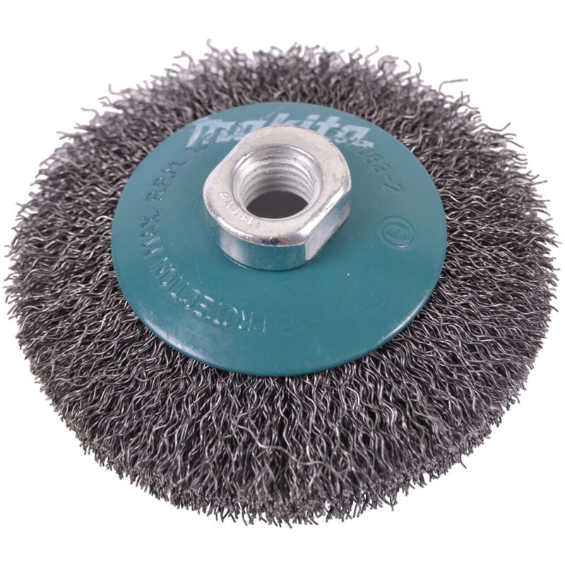 foto del prodotto spazzola conica makita 100 mm 0,3 mm m14