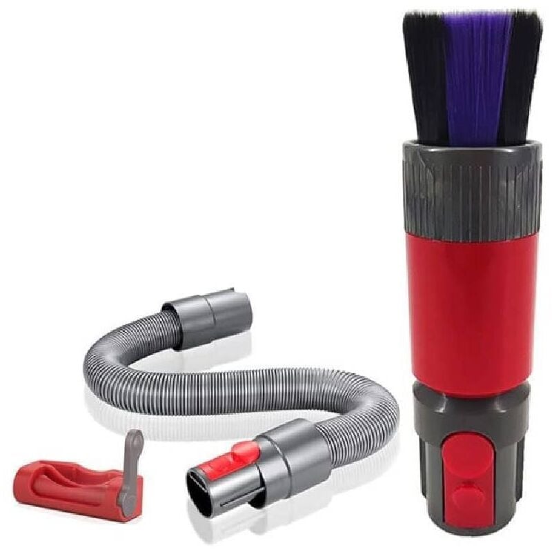 foto del prodotto spazzola di ricambio morbida e antigraffio per aspirapolvere dyson v7v8v10v11, ugello a spazzola per la rimozione di polvere superficiale fine set