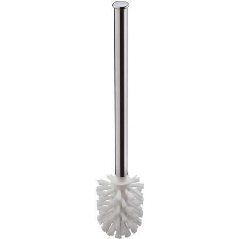foto del prodotto spazzola di ricambio per wc con manico in colore chr