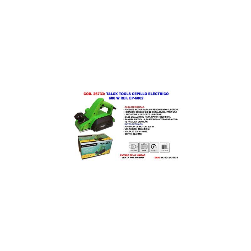 foto del prodotto spazzola elettrica talox 600 w ep 6002