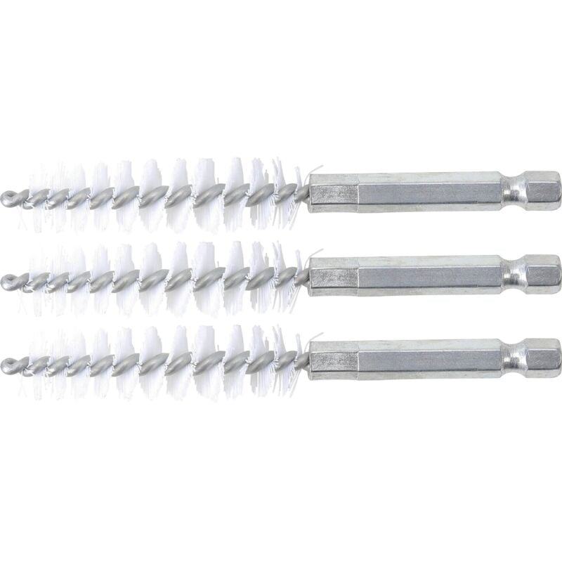 foto del prodotto spazzola in nylon 13 mm 6,3 mm 1 4' 3 pz.