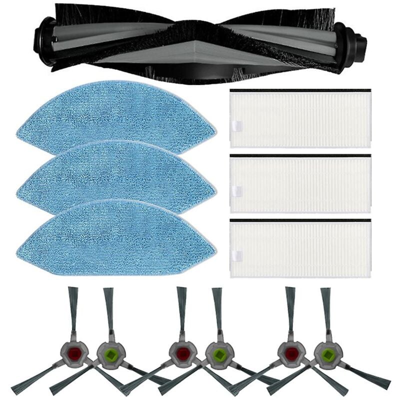 foto del prodotto spazzola laterale con filtro hepa per kit aspirapolvere ecovacs deebot ozmo u2 dgn22
