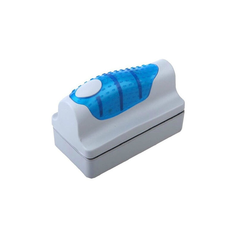 foto del prodotto spazzola magnetica per acquario pulizia del galleggiante finestra di vetro raschietto per alghe spazzola per pulizia spugna di plastica accessori
