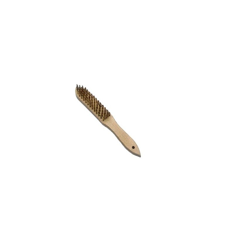 foto del prodotto spazzola manuale bellota 50801 3 con manico dritto in filo di ottone