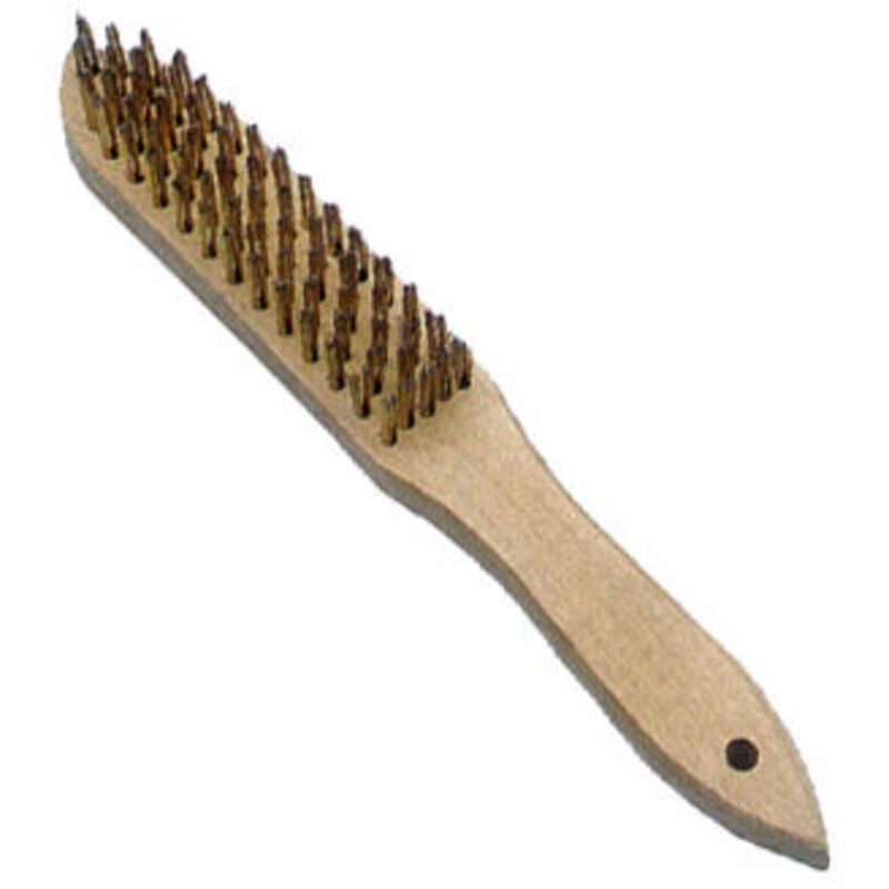 foto del prodotto spazzola manuale bellota 50801-5 con manico dritto in filo di ottone