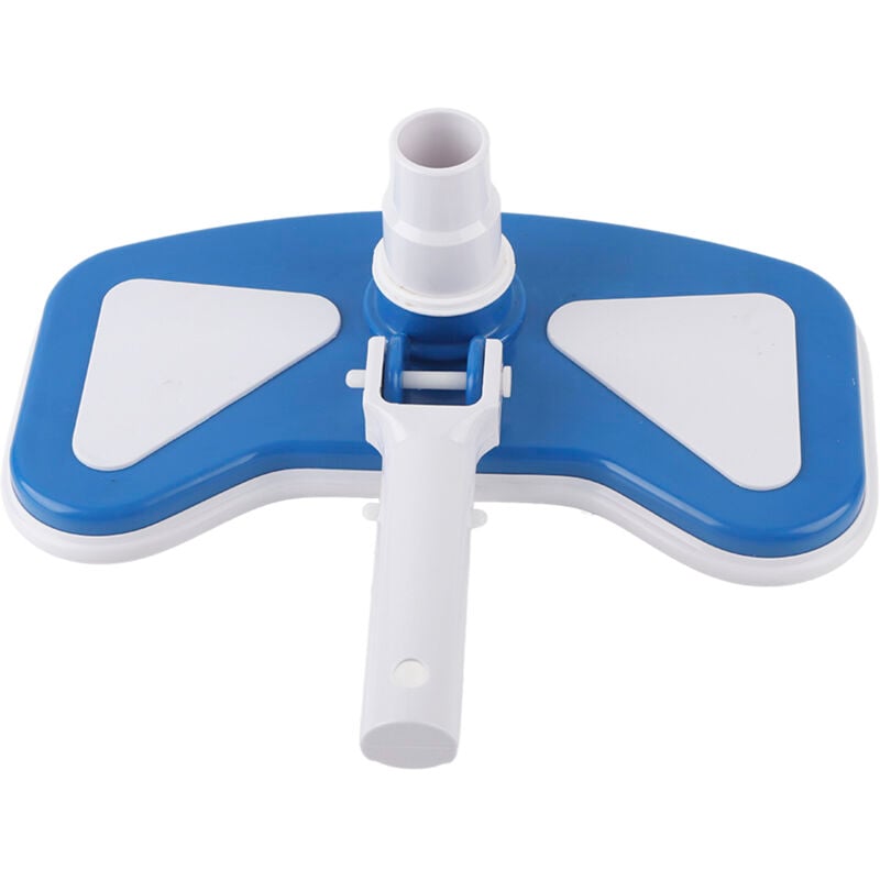 foto del prodotto spazzola per aspirapolvere curva blu e bianca da 12'' per piscina - eosnow