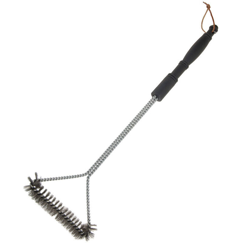 foto del prodotto spazzola per barbecue acciaio inox 55 cm