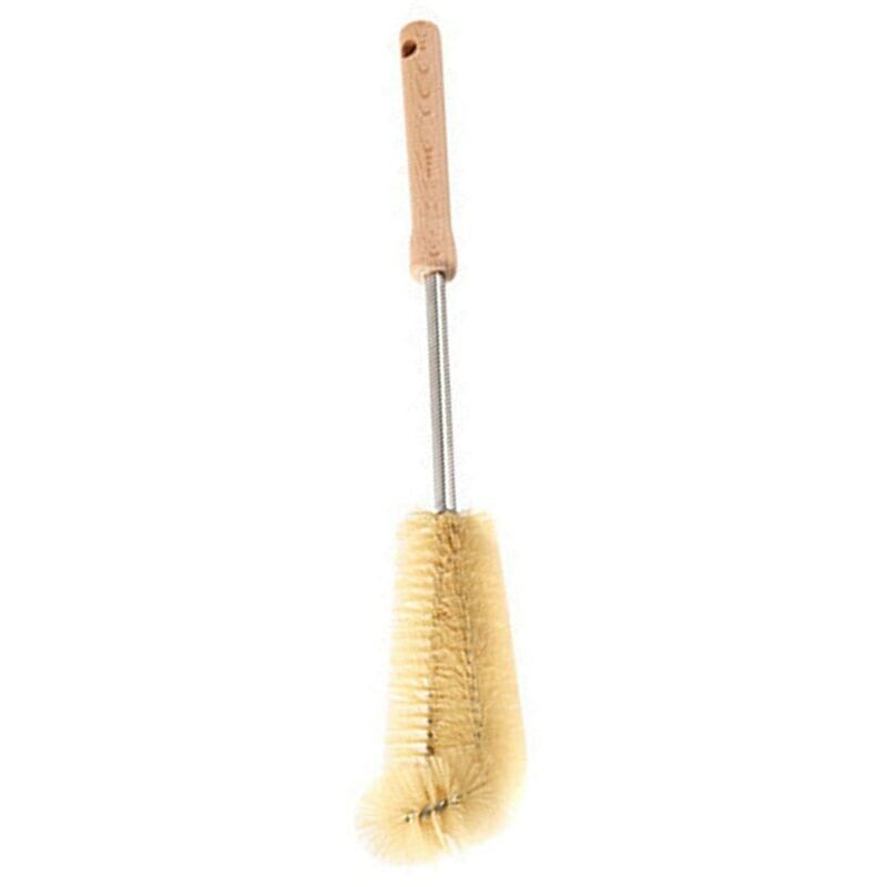 foto del prodotto spazzola per bottiglie jeffergarden con manico lungo in legno, ampia applicazione, spazzola per bottiglie d acqua per frullatore ad alta velocit 