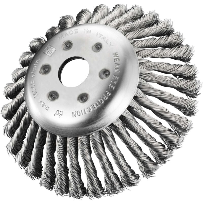 foto del prodotto spazzola per decespugliatore 170 mm fili acciaio