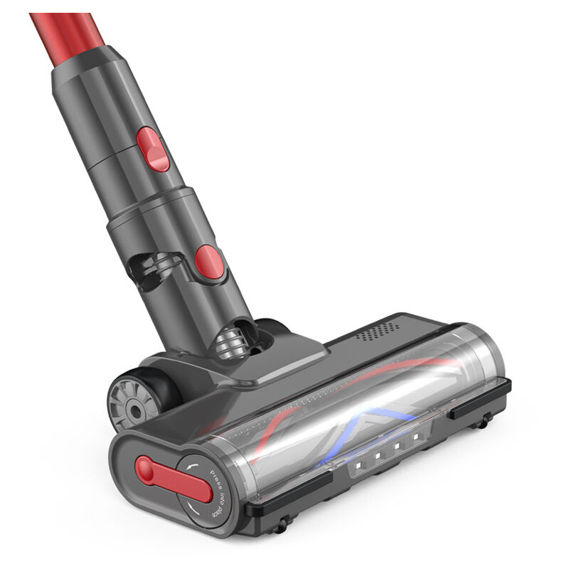 foto del prodotto spazzola per dyson v7 v8 v10 v11 v15, testina per scopa dyson con spazzola turbo e spazzola morbida in velluto, 4led e blocco grilletto, accessori