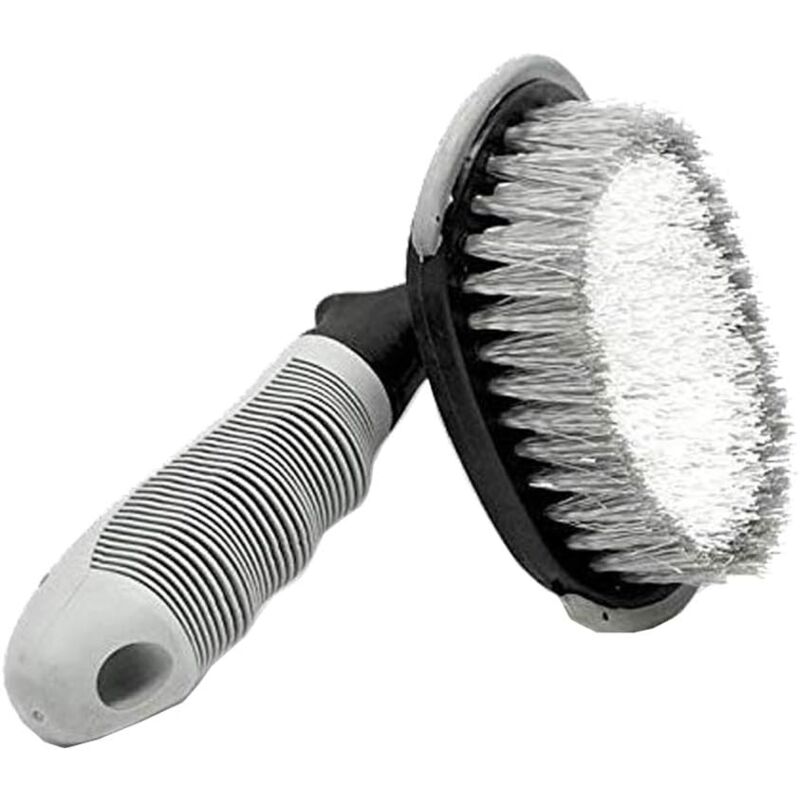 foto del prodotto spazzola per la pulizia di pneumatici per auto e moto in nylon morbido a forma di t, antigraffio