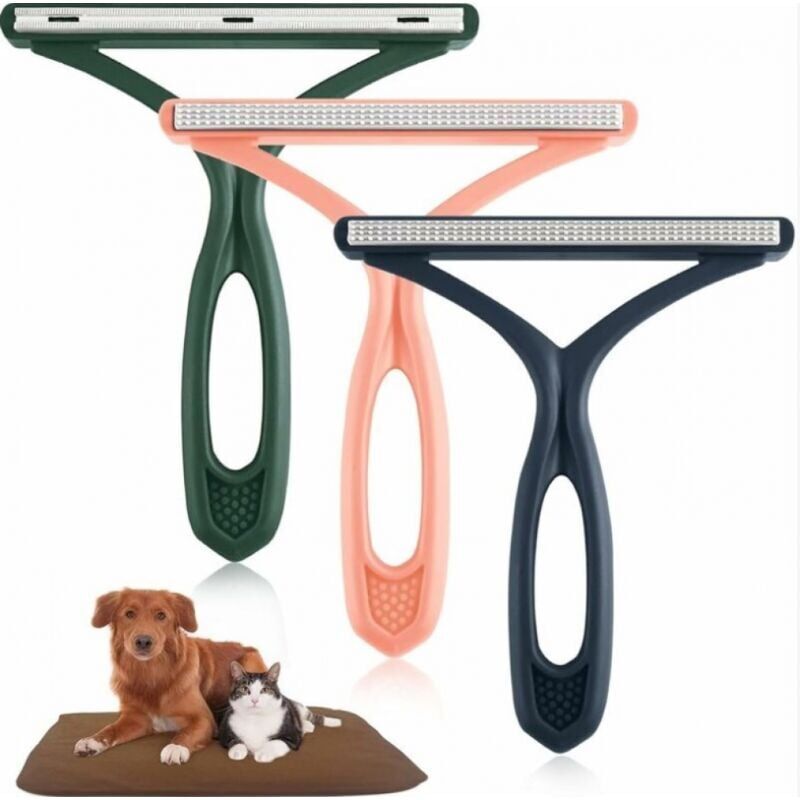 foto del prodotto spazzola per la rimozione dei peli di animali, per cani e gatti, spazzola autopulente portatile e riutilizzabile per tappeti, vestiti, divani,