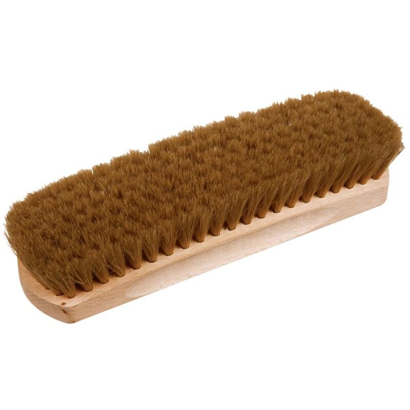 foto del prodotto spazzola per lustrascarpe redecker 19 cm in crine chiaro