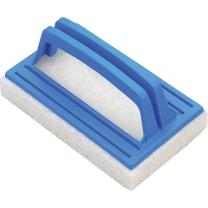 foto del prodotto spazzola per pulizia piscina cm 14,5x8 elimina grasso e sporco dai bordi senza danneggiare domus