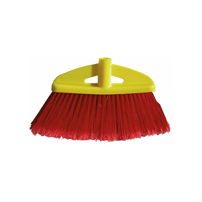 foto del prodotto spazzola per scopa primavera con setole in pvc piumato