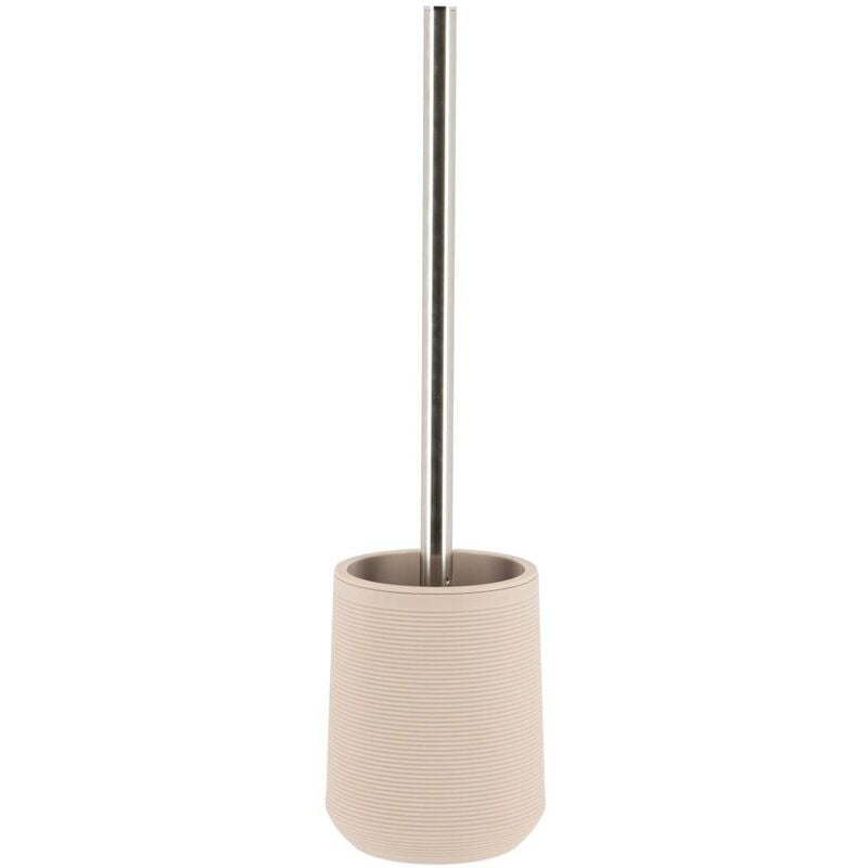 foto del prodotto spazzola per wc in abs a coste gomma taupe tendance