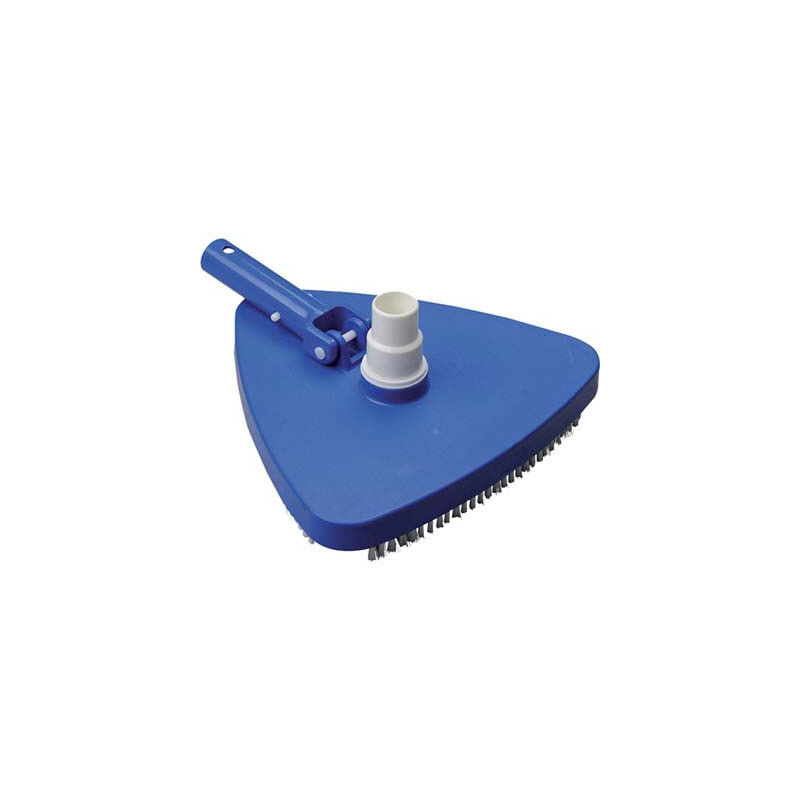 foto del prodotto spazzola piscina aspirante triangolare domus attacco mm 28 tubo mm 32 38