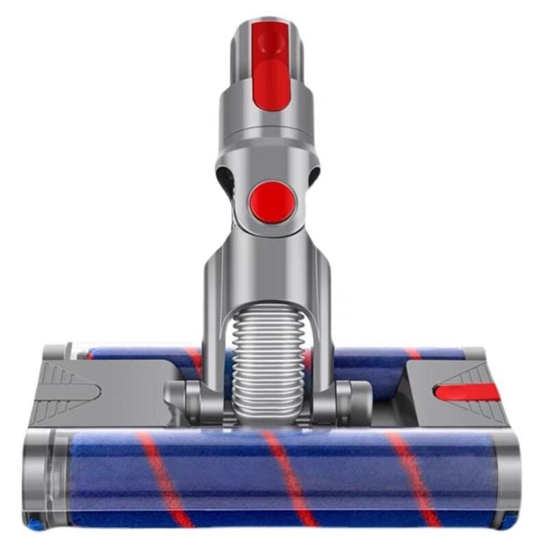 foto del prodotto spazzola rotante motorizzata turbo elettrica compatibile per dyson applicabile v7 v8 v10 v11 spazzola a sgancio rapido doppi rulli morbidi per