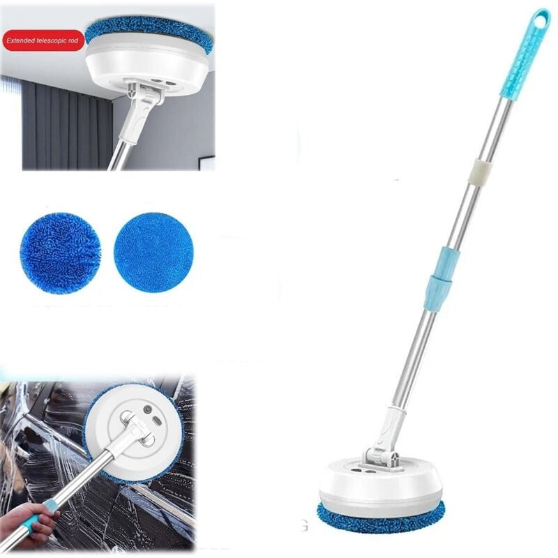 foto del prodotto spazzola rotante pulitore finestre auto elettrico vetro asta telescopica aa102