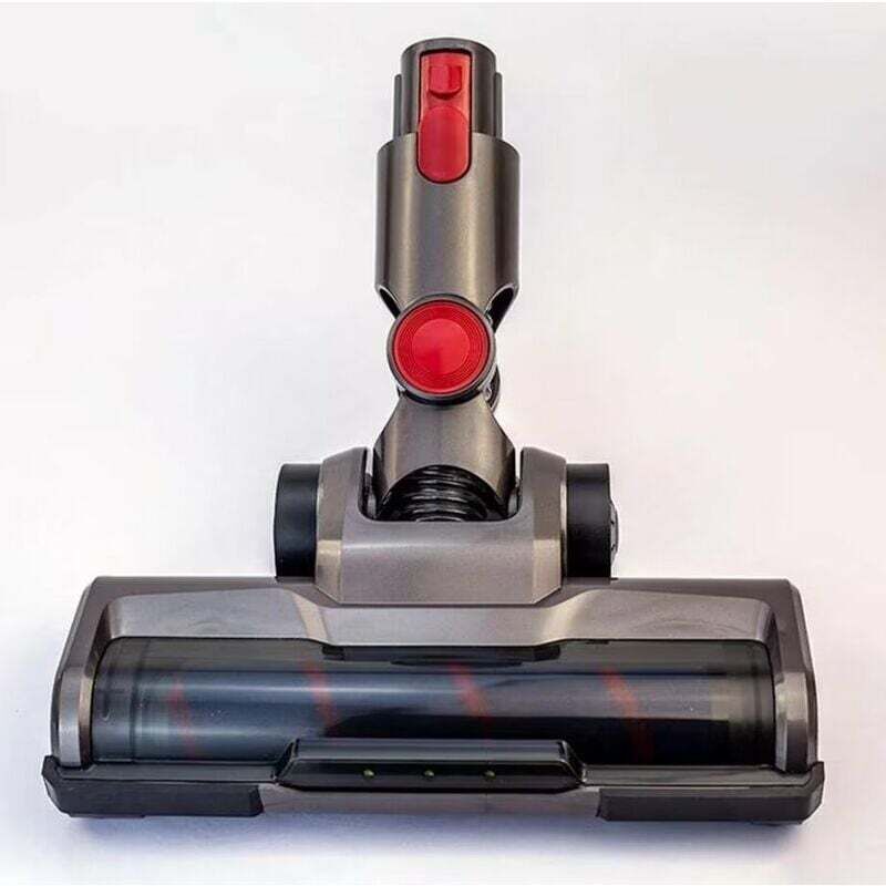 foto del prodotto spazzola rotante turbo motorizzata elettrica compatibile con dyson v7 dc58 dc62 dc74 v7 v8 v10 a sgancio rapido con rullo a setole dure per pavimenti