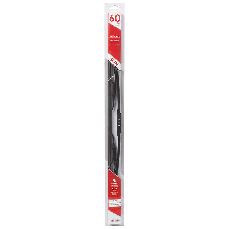 foto del prodotto spazzola singola tergicristallo mis.60 cm 24 universale per auto