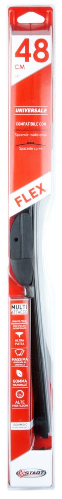 foto del prodotto spazzola tergicristallo curva 48 cm 19 universale per auto