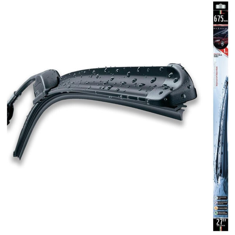 foto del prodotto spazzola tergicristallo per auto universale 27' 675mm ter-cr027 - - maxtech