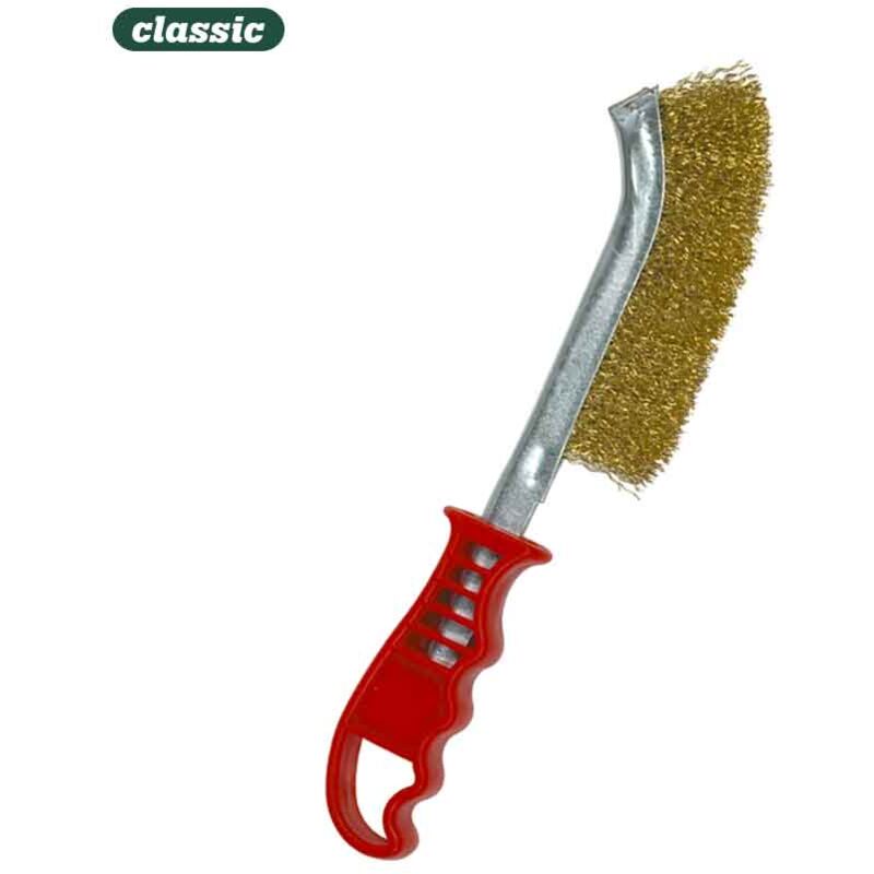 foto del prodotto spazzola terminale in plastica, acciaio bronzo f116a mota