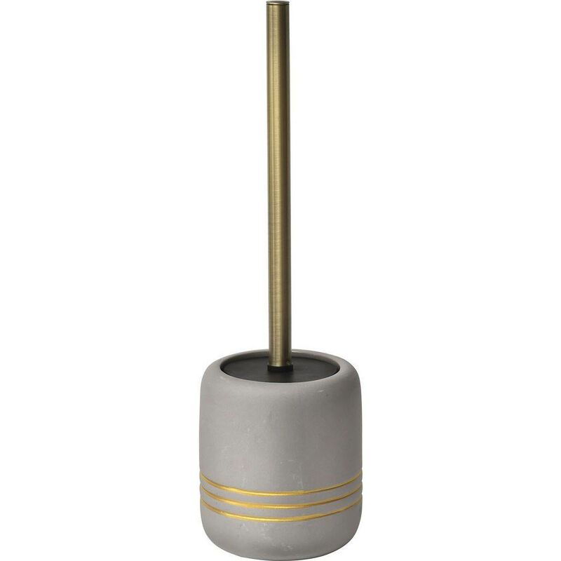 foto del prodotto spazzola wc stre gres oro grigio tendance