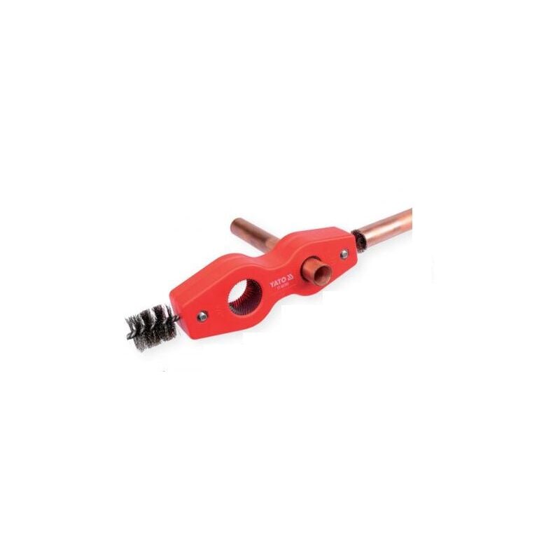 foto del prodotto spazzola yato per tubo rame 2 in 1 fi 15 22mm