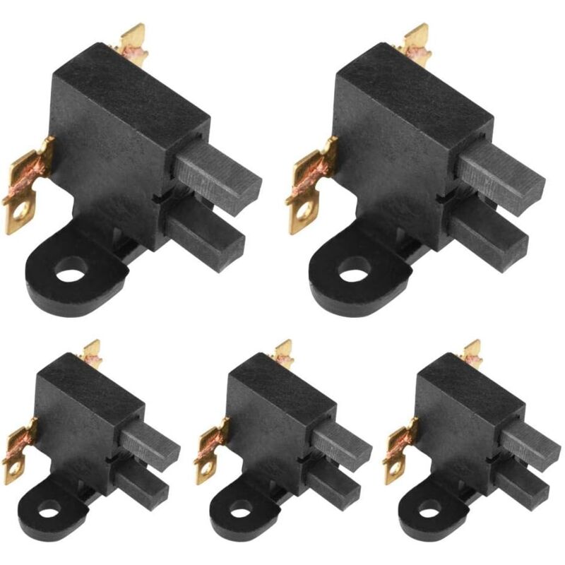 foto del prodotto spazzole di carbone, 5 pezzi 2kw 3kw 168f accessori per generatori a benzina set di spazzole di carbone di alta qualit per generatori a benzina