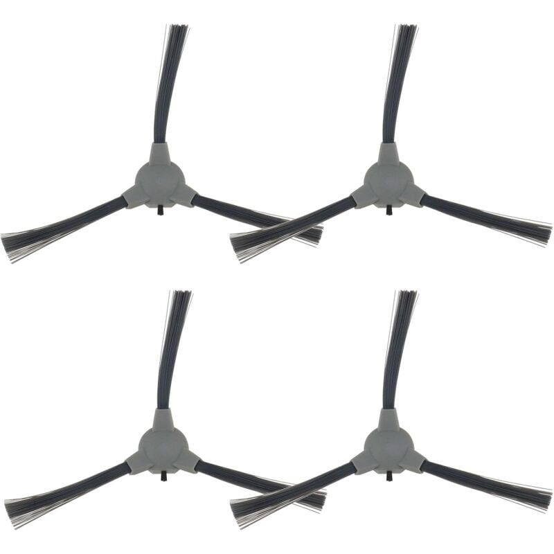 foto del prodotto spazzole laterali di ricambio da 4 pezzi, compatibili con robot aspirapolvere cecotec conga 2290 ultra, pezzi di ricambio, accessori, design
