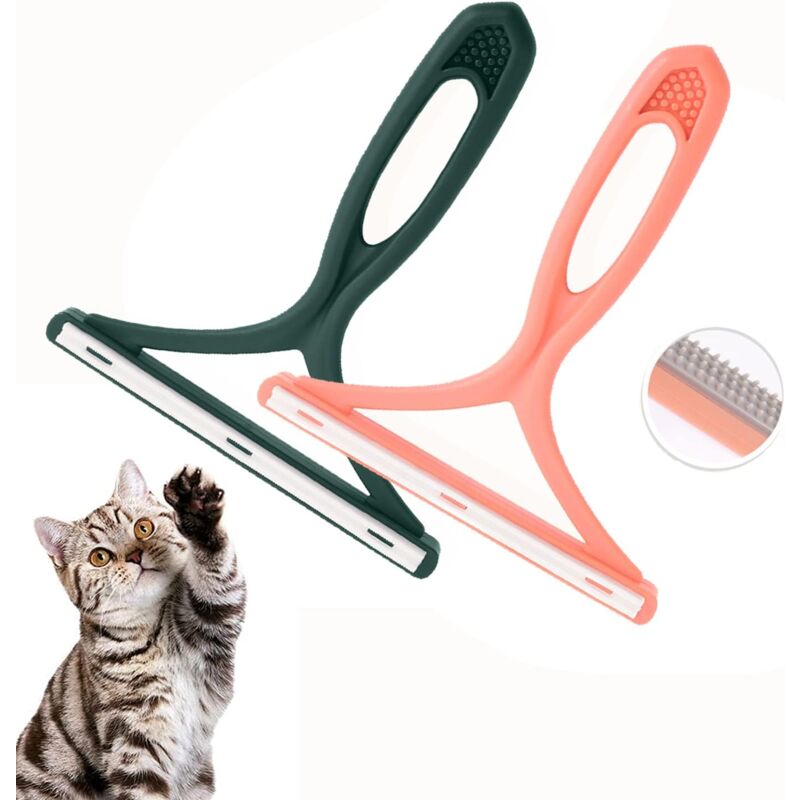foto del prodotto spazzole per la rimozione dei peli di animali domestici per gatti e cani, spazzola portatile riutilizzabile autopulente per la rimozione dei peli di